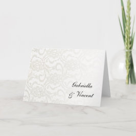 Uitnodiging voor White Lace Wedding