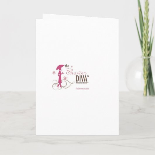 Uitnodiging voor White Rabbit Shower (Achterkant)