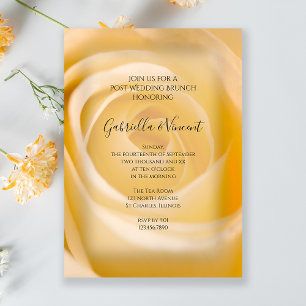 Uitnodiging voor White Rose Post-Wedding Brunch