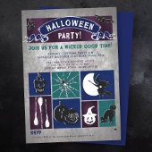 Uitnodiging voor 'Wicked Good Time Halloween-feest