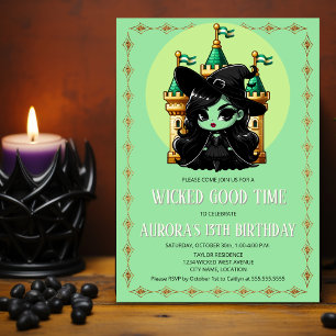Uitnodiging voor Wicked Good Time Witch Party