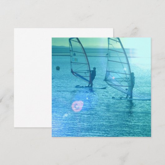 Uitnodiging voor wielsurfen (Voorkant / Achterkant)