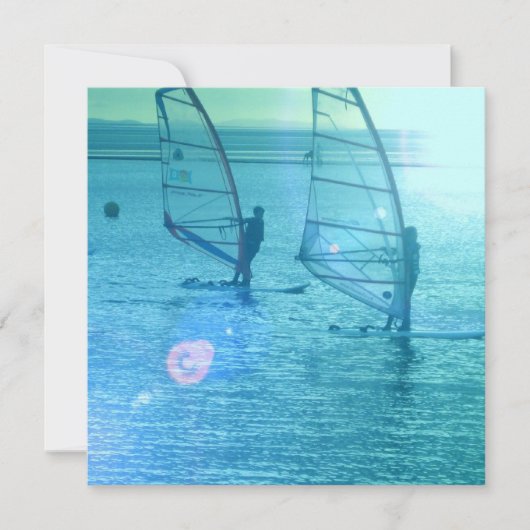 Uitnodiging voor wielsurfen (Voorkant)