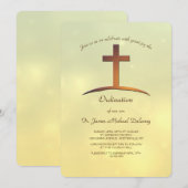 Uitnodiging voor wijding Heilige Kruis (Voorkant / Achterkant)