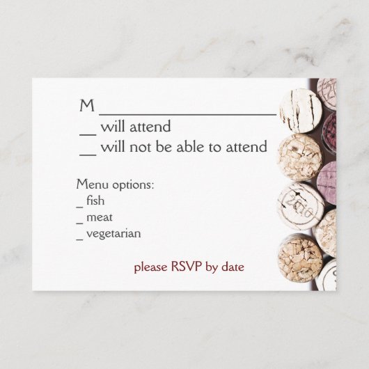 Uitnodiging voor wijn diner viering (Achterkant)