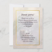 uitnodiging voor wijn en knoflook (Achterkant)