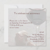 uitnodiging voor wijn en knoflook (Achterkant)