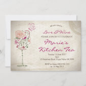 Uitnodiging voor wijn & kaas (Voorkant)