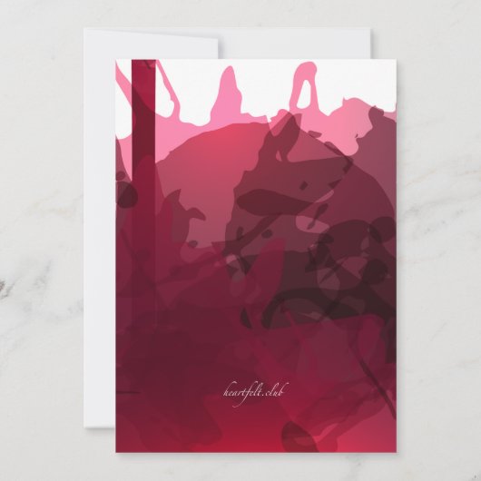 Uitnodiging voor wijn uit Splash (Achterkant)