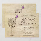 Uitnodiging voor wijnen en kazen (Voorkant / Achterkant)