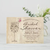 Uitnodiging voor wijnen en kazen (Staand voorkant)