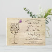 Uitnodiging voor wijnen en kazen (Staand voorkant)