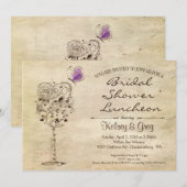 Uitnodiging voor wijnen en kazen (Voorkant / Achterkant)