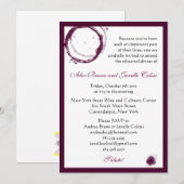 Uitnodiging voor wijnpartij (Voorkant / Achterkant)