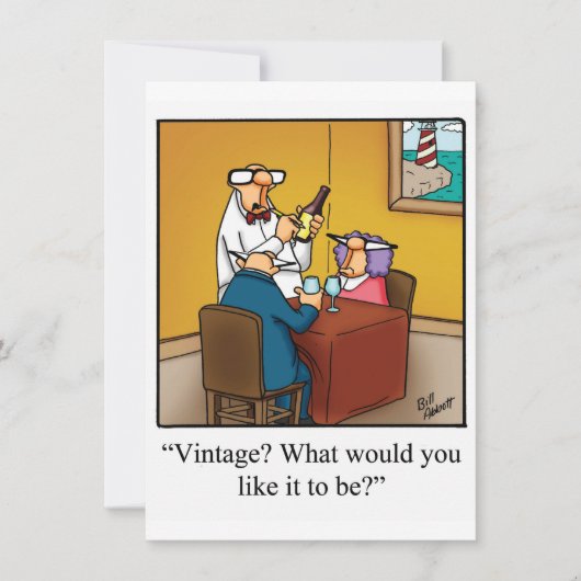 Uitnodiging voor wijnpartij "spectickles" (Voorkant)