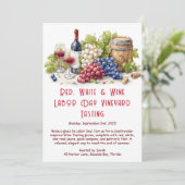 Uitnodiging voor wijnproeverij op de Dag van de Ar (Staand voorkant)