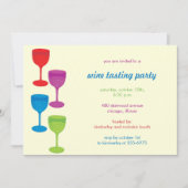 Uitnodiging voor wijnproevers (Voorkant)