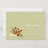 Uitnodiging voor Wild Flower Wedding (Voorkant)