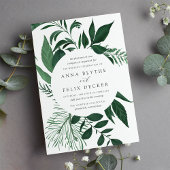 Uitnodiging voor Wild Forest Wedding