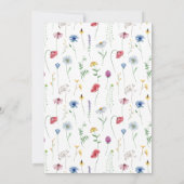 Uitnodiging voor Wilde Bloemen Pasen Brunch (Achterkant)