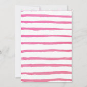 Uitnodiging voor wilde tijgerverjaardag (Achterkant)