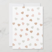 Uitnodiging voor Wildflower Baby Shower (Achterkant)