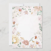 Uitnodiging voor Wildflower Dedication (Achterkant)