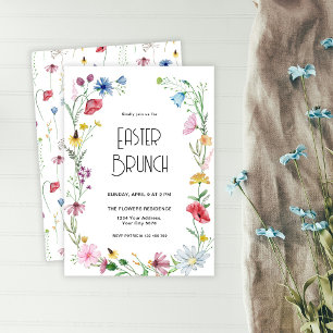 Uitnodiging voor Wildflower Pasen Brunch