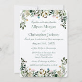 Uitnodiging voor Wildflower Wedding (Voorkant)