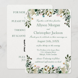 Uitnodiging voor Wildflower Wedding