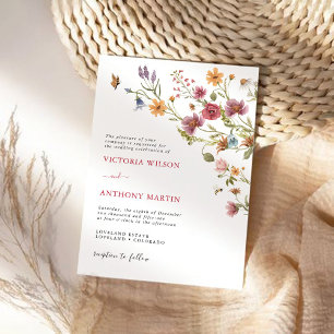 Uitnodiging voor Wildflower Wedding