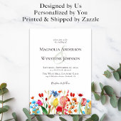 Uitnodiging voor Wildflower Wedding