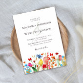 Uitnodiging voor Wildflower Wedding