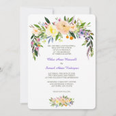 Uitnodiging voor Willow- en Floral-huwelijken (Voorkant)