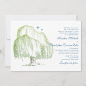 Uitnodiging voor Willow Tree Wedding (Voorkant)