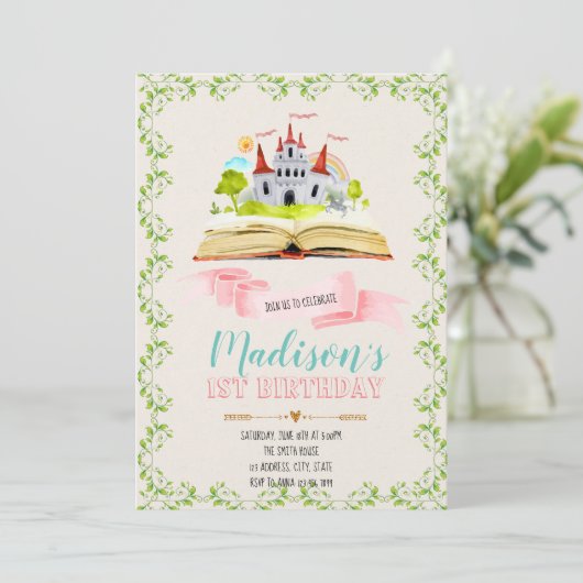 Uitnodiging voor winkel (Staand voorkant)