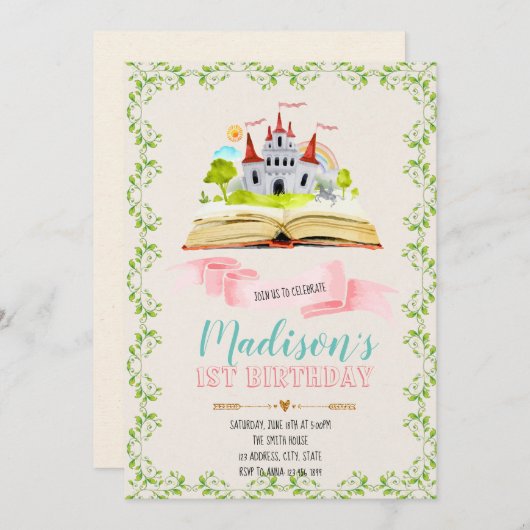 Uitnodiging voor winkel (Voorkant / Achterkant)