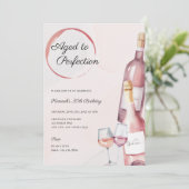 Uitnodiging voor winnende partij Birthday (Staand voorkant)