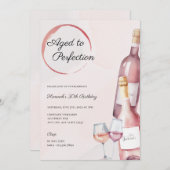 Uitnodiging voor winnende partij Birthday (Voorkant / Achterkant)