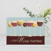 Uitnodiging voor winningsproeven voor wijnbereidin (Staand voorkant)