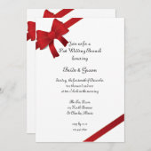 Uitnodiging voor Winter Brunch na de Bruiloft met  (Voorkant / Achterkant)