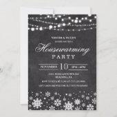 Uitnodiging voor winter housewarmingparty (Voorkant)