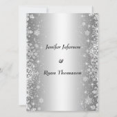 Uitnodiging voor winterbruiloft (Achterkant)