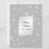 Uitnodiging voor winterbruiloft (Achterkant)