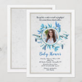 Uitnodiging voor winterdouche (Voorkant / Achterkant)