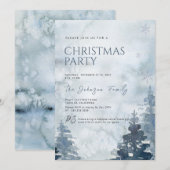 Uitnodiging voor winterkerstfeestdagen (Voorkant / Achterkant)