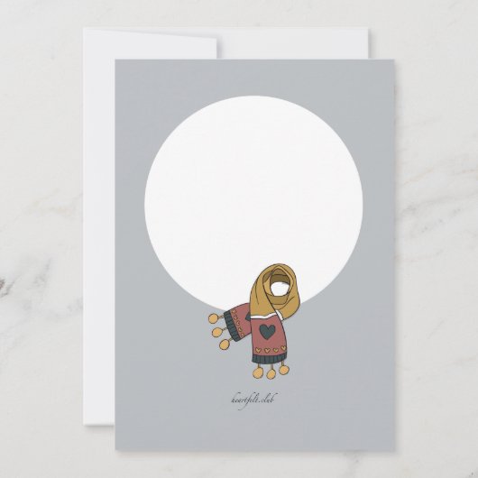 Uitnodiging voor winterkleding (Achterkant)