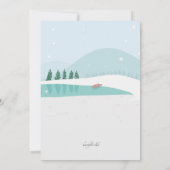 Uitnodiging voor Winterpret (Achterkant)