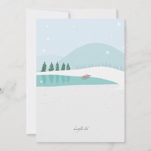 Uitnodiging voor Winterpret (Achterkant)