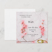 uitnodiging voor wintertrouw  (Voorkant / Achterkant)